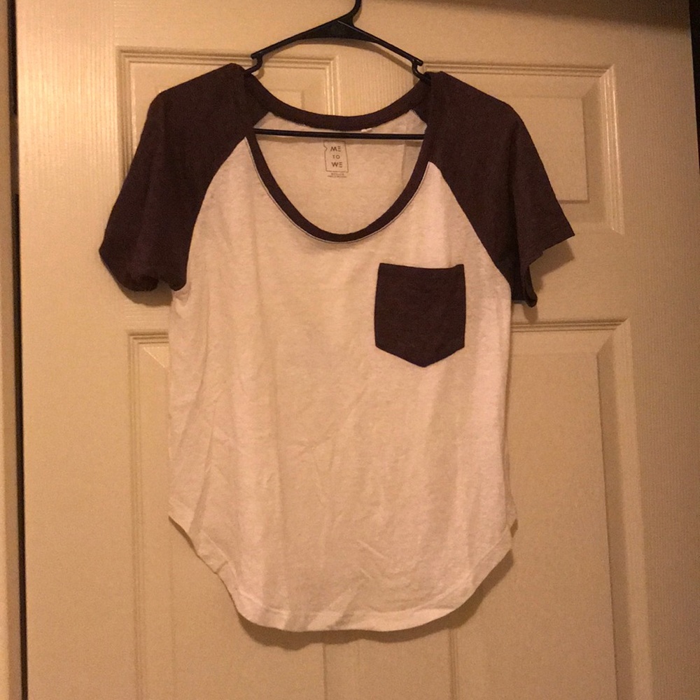 Short sleeve baseball tee